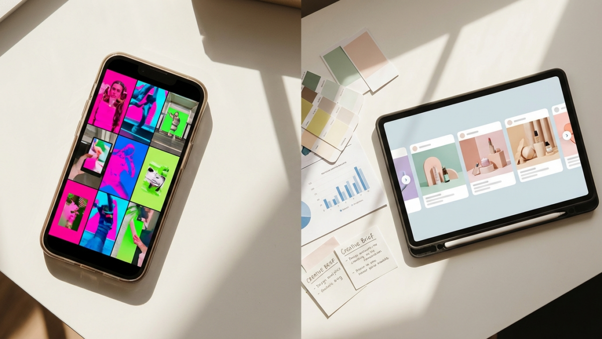 How does TikTok ad creative strategy differ from Meta?